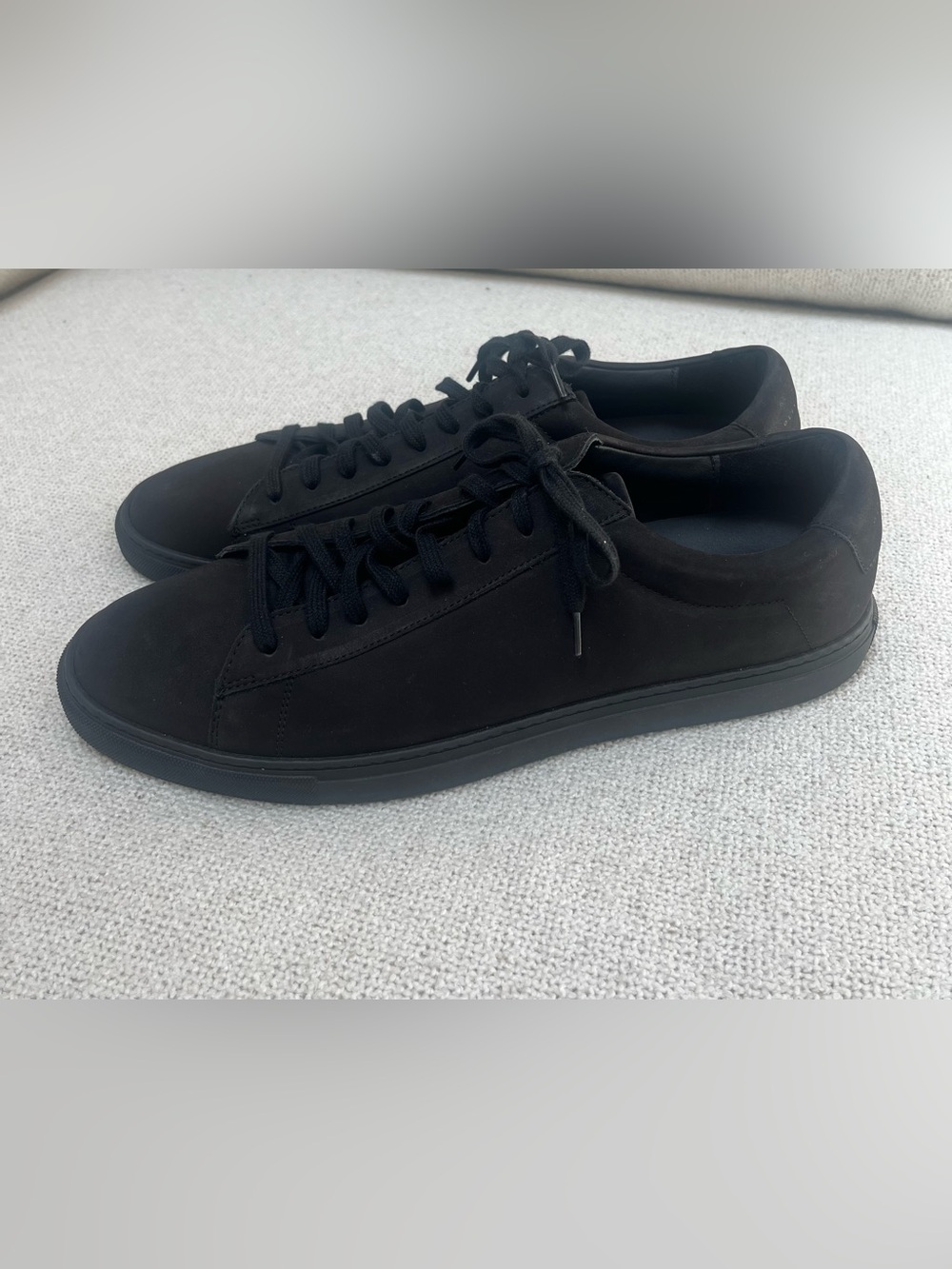 Oliver Cabell All-Black Low-Top Sneakers. Size 44 (us 11)